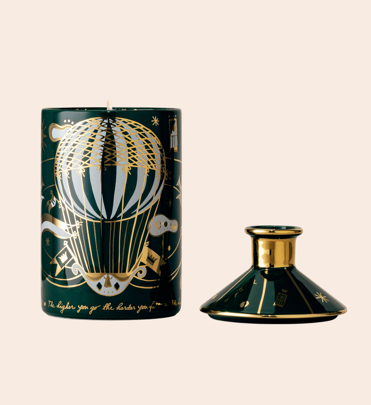 The Higher You Go Porcelain Candle