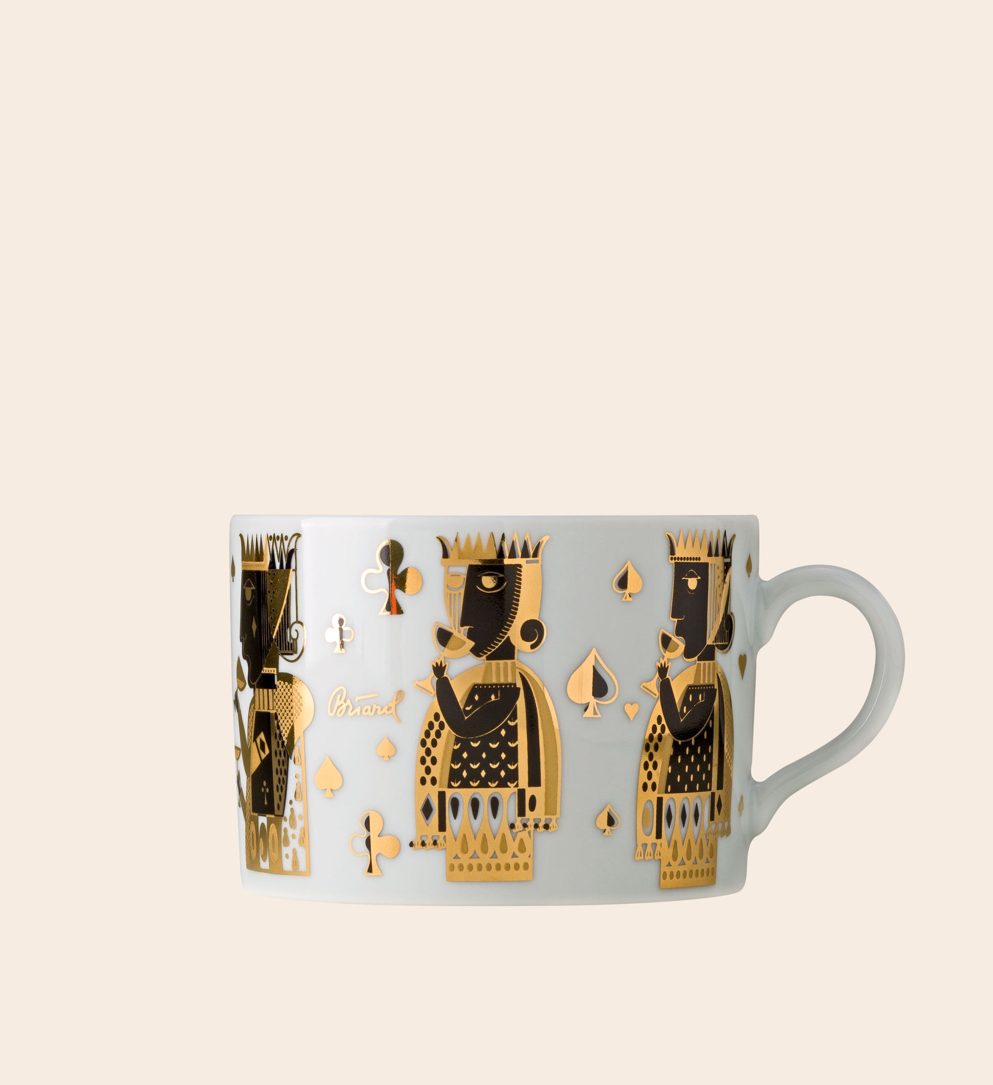 King High Porcelain Tea Cup with Saucer